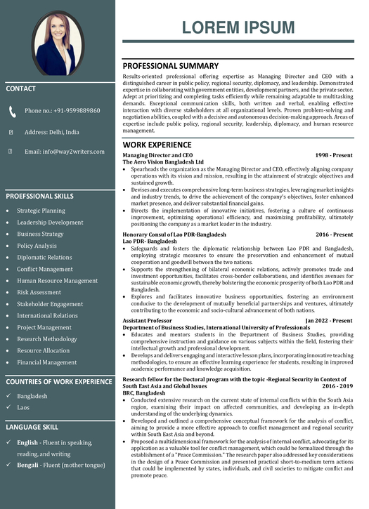 International Resume